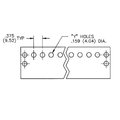 Connectivity Solutions Barrier Strip Terminal Block, 15A, 2 Row(S), 1 Deck(S) MS-13-140-Y